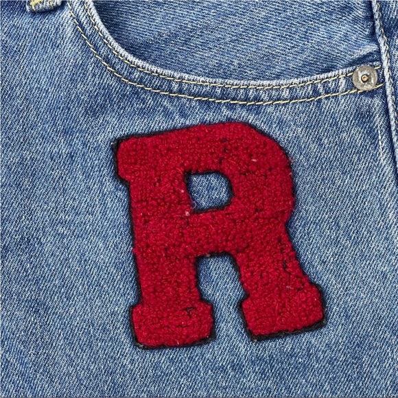 Rodeo Crowns 100% cotton Raw hem 3” Denim Jean Shorts size S - Picture 3 of 9